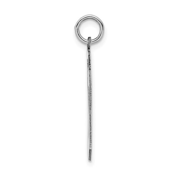 Sterling Silver, Athletic Collection, Large Polished Number 20 Pendant